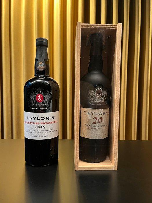 Taylors LBV, 20 Yrs & Messias - 20 years old Tawny, Late, Verzamelen, Wijnen