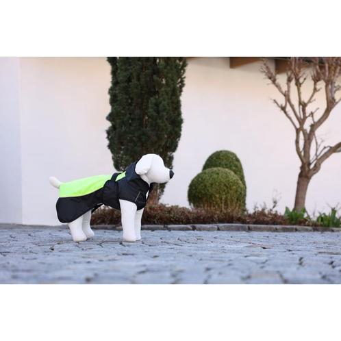 Dog coat malmö black/neon yellow l 45cm - kerbl, Dieren en Toebehoren, Honden-accessoires, Nieuw