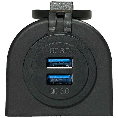 Opbouw USB adapter 2x QC3.0 met behuizing, Auto-onderdelen, Elektronica en Kabels, Nieuw, Ophalen of Verzenden