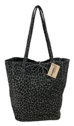 Luipaard Grijs Vera Pelle wild leren shopper, Verzenden, Nieuw