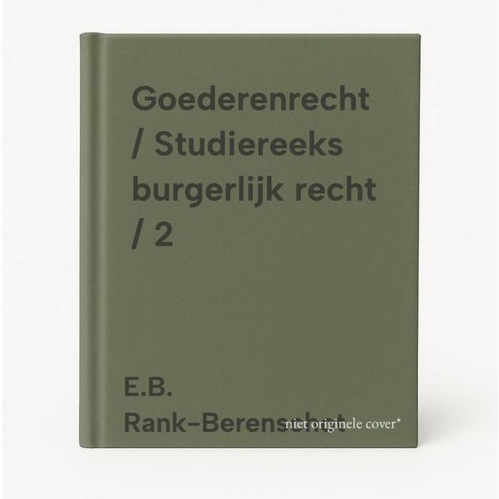 Goederenrecht / Studiereeks burgerlijk recht / 2, Livres, Science, Envoi