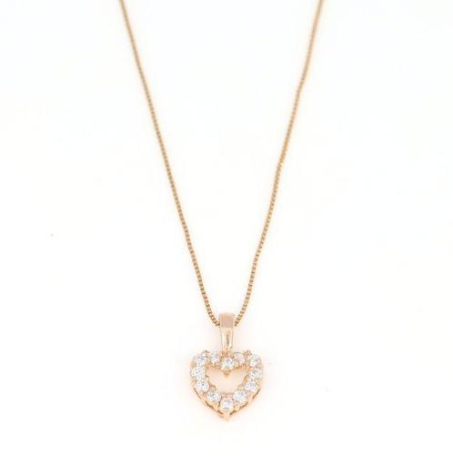 Zonder Minimumprijs - Halsketting - 18 karaat Roségoud -, Handtassen en Accessoires, Kettingen