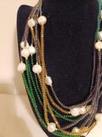 Zilver, Multicolore bergkristal en natuurlijke parels -, Verzamelen, Mineralen en Fossielen