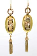 Oorbellen - 18 karaat Geel goud, Roségoud - Parel - Vintage, Nieuw