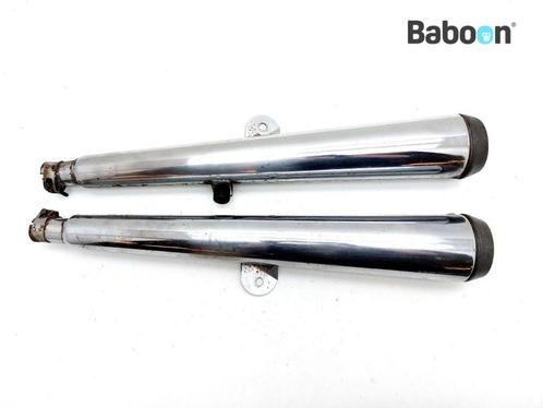 Uitlaatdemperset Origineel Kawasaki ZR 750 Zephyr 1991-1997, Motoren, Onderdelen | Kawasaki, Gebruikt, Verzenden