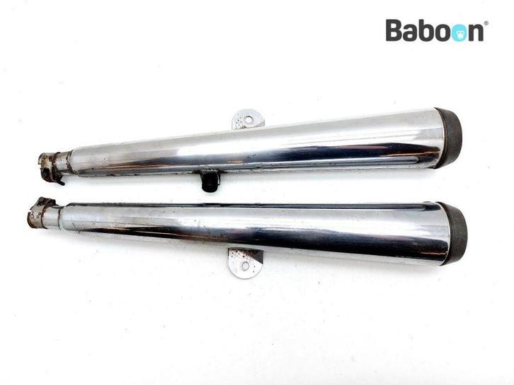 Uitlaatdemperset Origineel Kawasaki ZR 750 Zephyr 1991-1997, Motoren, Onderdelen | Kawasaki, Gebruikt, Verzenden