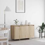 vidaXL Dressoir Sonoma eiken 120 x 41 x 75 cm Bewerkt hout, Huis en Inrichting, Kasten | Dressoirs, Verzenden, Nieuw