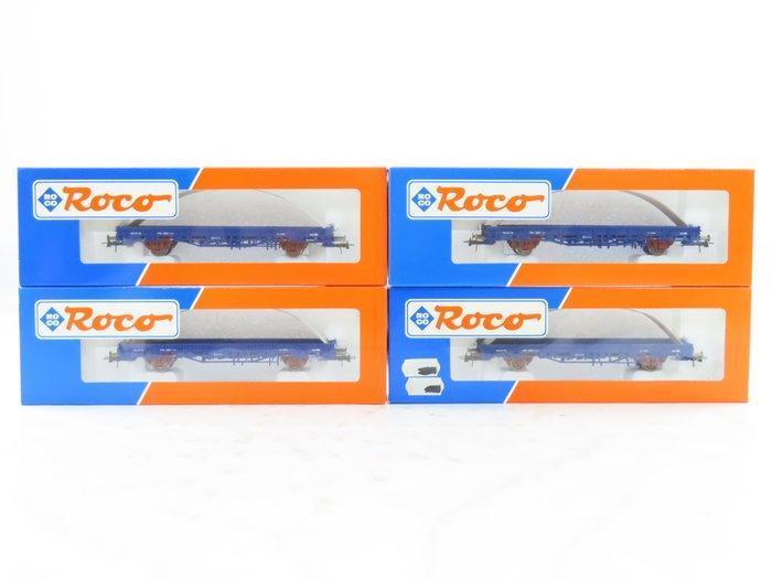 Roco H0 - 47160 - Modeltrein goederenwagonset (4) - 4x, Hobby & Loisirs créatifs, Trains miniatures | HO