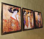 Ksavera - Japanese geisha DS0709 - triptych in frame, Nieuw