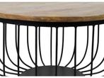 HSM Collection Koffietafelset Maden | 45 x 62 cm, Maison & Meubles, Tables | Tables d'appoint