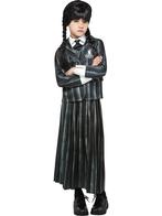 Halloween Kostuum Wednesday Addams Kind, Verzenden, Nieuw