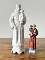 sculptuur, Heilige Antonius van Padua (2 maal) - 24 cm -