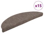 vidaXL Trapmatten zelfklevend 15 st 56x17x3 cm naaldvilt, Verzenden, Nieuw