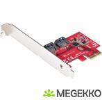 StarTech.com 2P6G-PCIE-SATA-CARD interfacekaart/-adapter, Verzenden