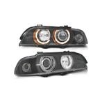 PHARES XÉNON BMW SÉRIE 5 E39 95-00 ANGEL EYES FOND NOIR, Auto-onderdelen, Verzenden, Nieuw