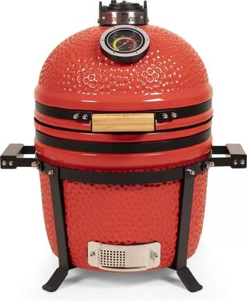 Kamado bbq medium Rood 15 - Keramisch - Tafel model - Pr... beschikbaar voor biedingen