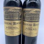 1969 Chateau Rouget - Pomerol - 2 Flessen (0.75 liter), Verzamelen, Nieuw