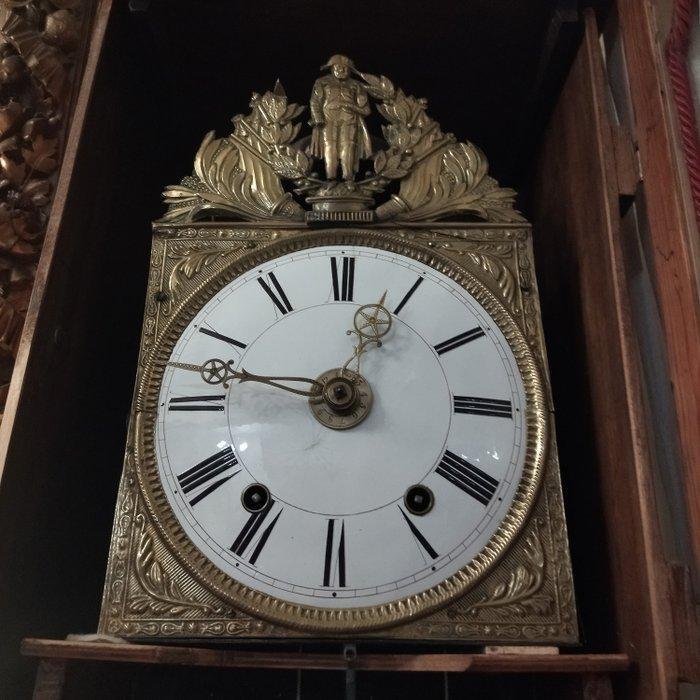horloge de parquet - - Fer forgé - 1800-1850, Antiquités & Art, Antiquités | Horloges