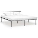 vidaXL Bedframe metaal grijs 180x200 cm, Huis en Inrichting, Slaapkamer | Bedden, Verzenden, Nieuw