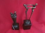 Unknown - Beeldje - Abstracte bronzen beeldjes van figuren