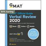 GMAT Official Guide 2020 Verbal Review 9781119576112, Boeken, Verzenden, Gelezen, Gmac (Graduate Management Admission Council)