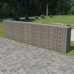 vidaXL Mur à gabion avec couvercles Acier galvanisé 600 x 50