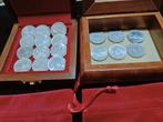 Italië. Estuche-Set 18 Coins 500 Liras Various Years 198 Gr