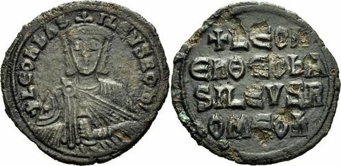 886-912 Byzanz Leo Vi der Weise Follis Constantinopolis K..., Postzegels en Munten, Munten en Bankbiljetten | Verzamelingen, Verzenden