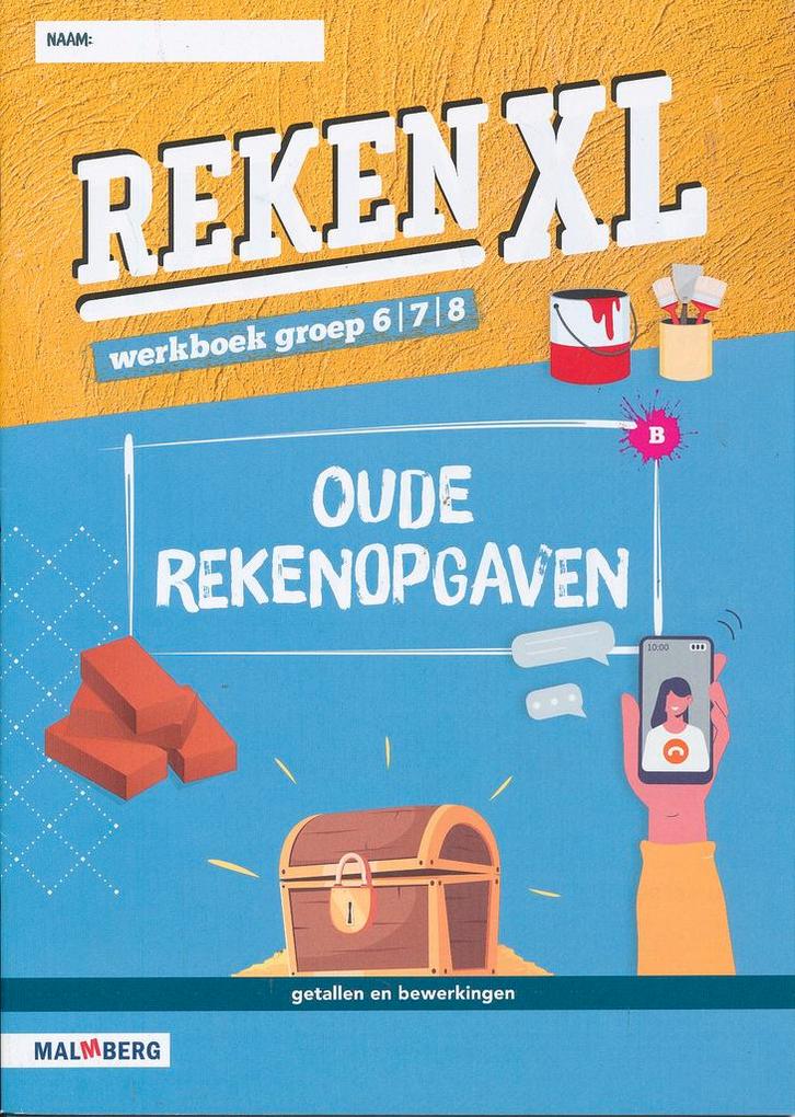 RekenXL Werkboek Oude rekenopgaven groep 6/7/8 (per stuk), Boeken, Schoolboeken, Verzenden