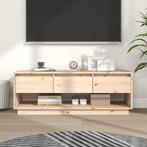 vidaXL Tv-meubel 110,5x34x40 cm massief grenenhout, Huis en Inrichting, Kasten |Televisiemeubels, Nieuw, Verzenden