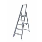 Solide professionele trapladder Compact 5 treden, Doe-het-zelf en Bouw, Ladders en Trappen, Ophalen of Verzenden, Nieuw, Trap