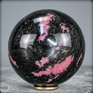 Rhodonite naturelle de première qualité Sphère- 871.66 g