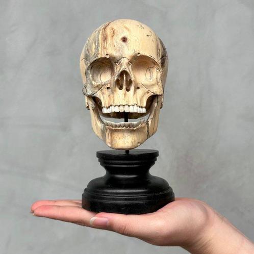 Snijwerk, FREE SHIPPING EU MAINLAND - Stunning Wooden Human, Antiek en Kunst, Kunst | Designobjecten