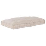 vidaXL Pallet Sofa Kussen Crème Stof, Huis en Inrichting, Verzenden, Nieuw