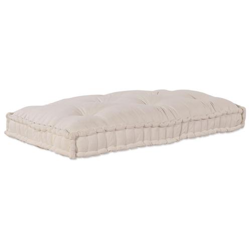 vidaXL Pallet Sofa Kussen Crème Stof, Huis en Inrichting, Woonaccessoires | Kussens, Nieuw, Verzenden