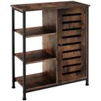 tectake Wandkast 71x32x82cm - Industrieel hout donker, rusti, Tuin en Terras, Bloembakken en Plantenbakken, Verzenden, Nieuw