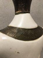 Buste, FRANSE BUSTE - 350 mm - Porcelaine, Cuivre, Bois, Antiek en Kunst