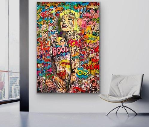 Joaquim Falco (1958) - MARILYN BOOM. XXL. Fluor paint, Antiek en Kunst, Kunst | Schilderijen | Modern