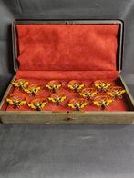 Rond de serviette (12) - Métal, Antiek en Kunst