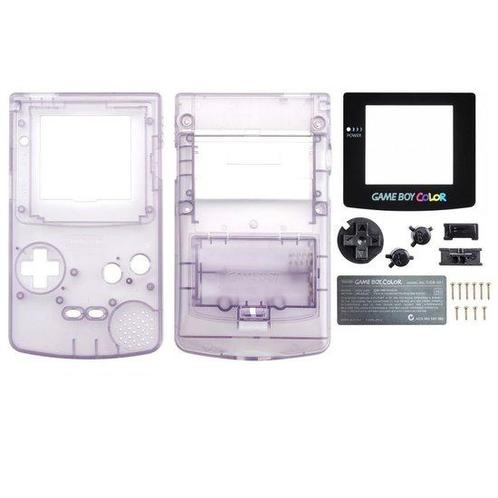 Gameboy Color Shell - Transparent Purple, Games en Spelcomputers, Spelcomputers | Nintendo Game Boy, Verzenden