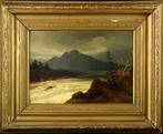 Erik Bodom (1829-1879) - Mountain landscape