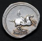 Romeinse Republiek. Q Titius Denarius. 90 BC. Denarius