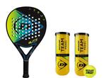 Veiling - Dunlop padelracket inclusief ballen Blitz Attack s, Sport en Fitness, Padel, Nieuw