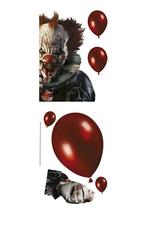 Halloween Raamdecoratie Clown, Verzenden