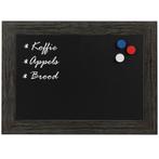 Krijtbord Magnetisch Capella Antraciet 40x60 cm, Verzenden, Nieuw