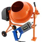 Cement Mixer & Handheld Concrete Vibrator with 2m Shaft, Verzenden, Nieuw