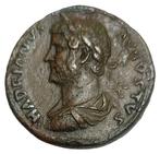 Empire romain. Hadrien (117-138 apr. J.-C.). Sestertius Rome