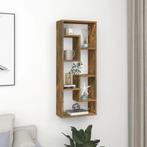 vidaXL Wandschap 36x16x90 cm bewerkt hout gerookt, Huis en Inrichting, Kasten | Wandmeubels, Verzenden, Nieuw