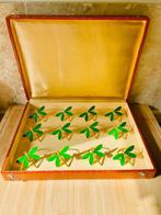 Rond de serviette (12) - Métal, Émail - Dragonfly