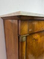 Secrétaire - Walnoot, Marmer, Antiek en Kunst